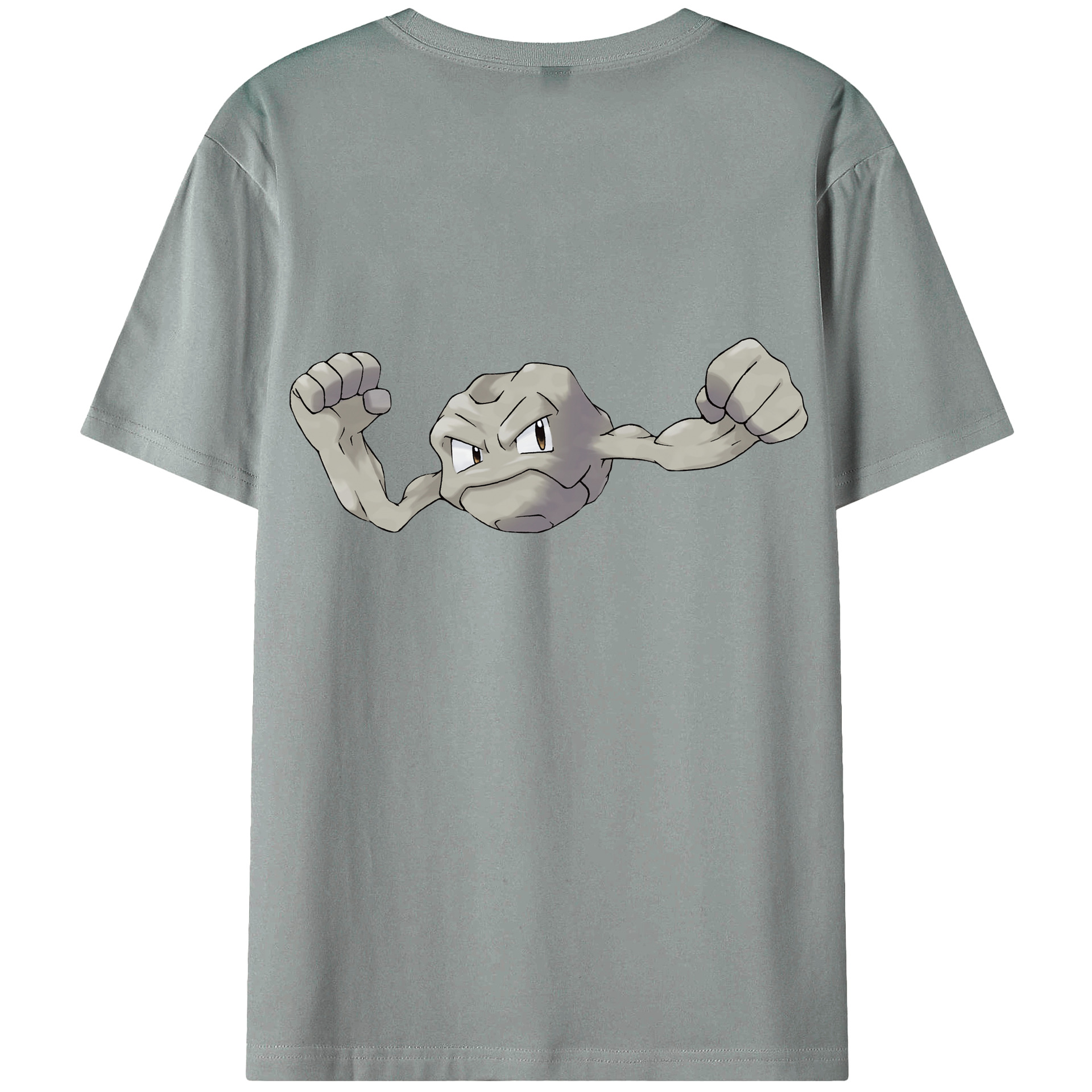 （画像用） ポケットモンスター Pokémon 綿100％ メンズ半袖Tシャツ（バックプリント） 通気性